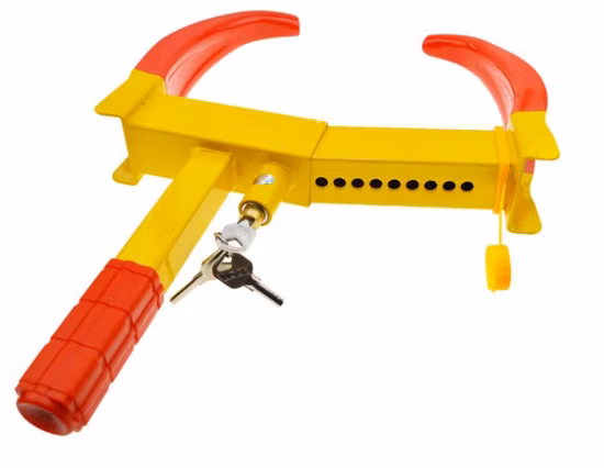 Wholesale Strong Rust Steel Car Wheel Clamp