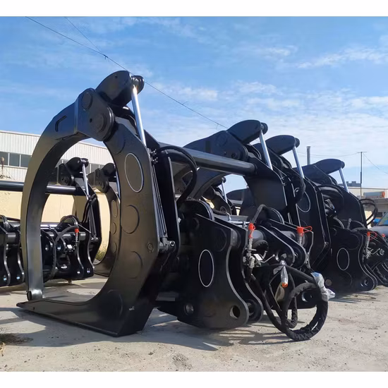 5t / 10t Log Grapple Wood Clamp for Wheel Loader