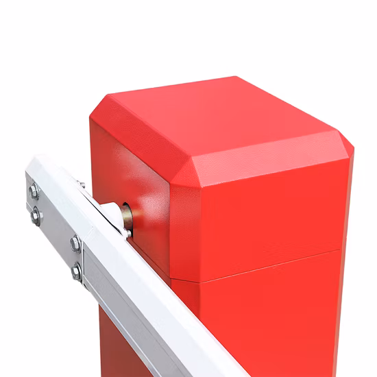 Car Park Barrier Two Fence Boom Automatic AC Motor Barrier Gate